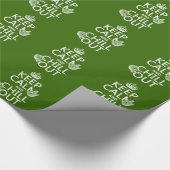 平静を保ち、冷やして下さい(怠惰) (どの色でも) ラッピングペーパー (角)