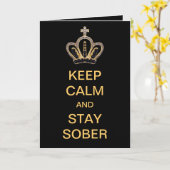 平静を保ち、冷静にとどまって下さい カード (黄色い花)