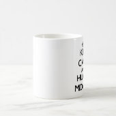 平静を保ち、助産婦を抱き締めて下さい コーヒーマグカップ (中央)