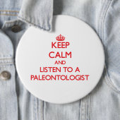 平静を保ち、古生物学者に聞いて下さい 缶バッジ (インサイチュ)