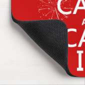 平静を保ち、呼んで下さい(どの色でも) マウスパッド (コーナー)