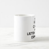 平静を保ち、執事に聞いて下さい コーヒーマグカップ (中央)