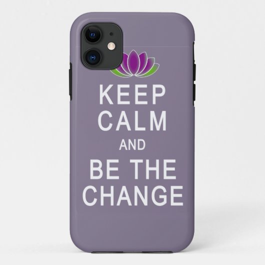 平静を保ち、変更のiPhone 5の例があって下さい Case-Mate iPhoneケース (裏面)