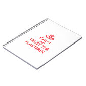 平静を保ち、左官を信頼して下さい ノートブック (左側)