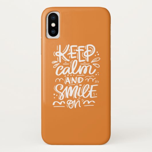 平静を保ち、微笑させて下さい Case-Mate iPhoneケース (裏面)
