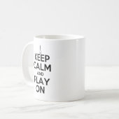 平静を保ち、振鈴で遊んで下さい コーヒーマグカップ (正面左)