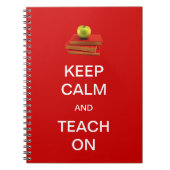 平静を保ち、教えて下さい ノートブック (正面)