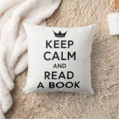 平静を保ち、本に読書が好きな枕を読んで下さい クッション (ブランケット)