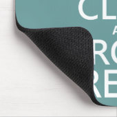 平静を保ち、校正して下さい(ハマグリ) (どの色でも) マウスパッド (コーナー)