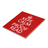 平静を保ち、校正して下さい(kepe) (あらゆる色で) タイル (側面)