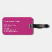 平静を保ち、歌って下さい ラゲッジタグ (裏面横)