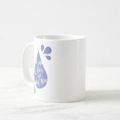 平静を保ち、油をさして下さい コーヒーマグカップ (正面左)