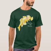 平静を保ち、泳いで下さい Tシャツ (正面)