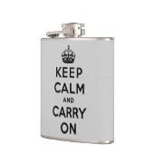 平静を保ち、-灰色および黒続けていって下さい フラスク (左)