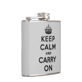 平静を保ち、-灰色および黒続けていって下さい フラスク (右)