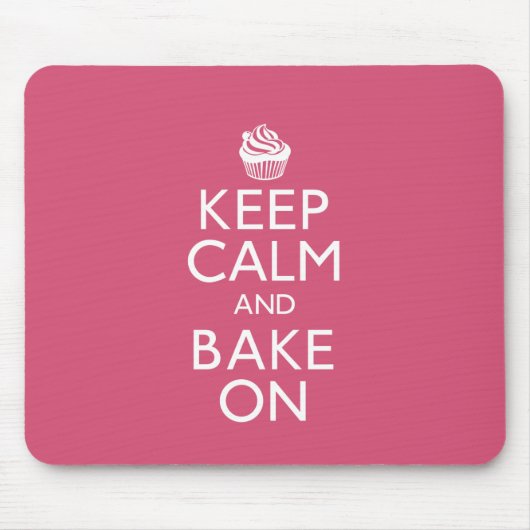 平静を保ち、焼いて下さい マウスパッド (正面)