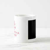 平静を保ち、物理学者とパーティを楽しんで下さい コーヒーマグカップ (中央)