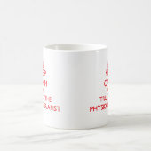 平静を保ち、物理療法家を信頼して下さい コーヒーマグカップ (中央)