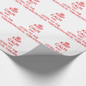 平静を保ち、理学療法士に聞いて下さい ラッピングペーパー (角)