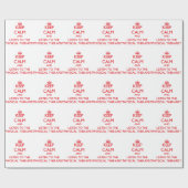 平静を保ち、理学療法士に聞いて下さい ラッピングペーパー (フラット)