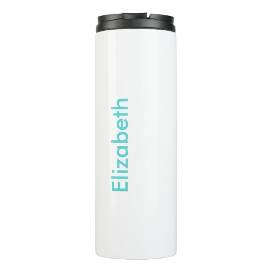 平静を保ち、白の青でかぎ針で編んで下さい タンブラー (裏面)