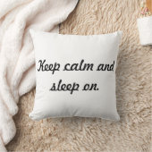 平静を保ち、眠らせて下さい。 枕 (ブランケット)