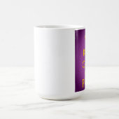 平静を保ち、祈って下さい コーヒーマグカップ (中央)