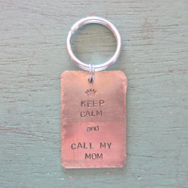 "平静を保ち、私のお母さん"の銅のペット用名札電話して下さい