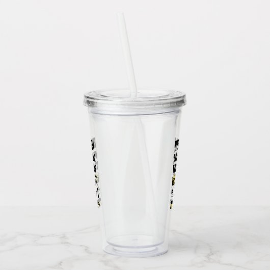 平静を保ち、私をあなたの化粧をすることを許可して下さい アクリルタンブラー (左)