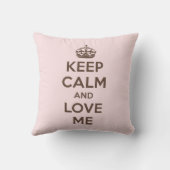 平静を保ち、私を愛して下さい クッション (裏面)