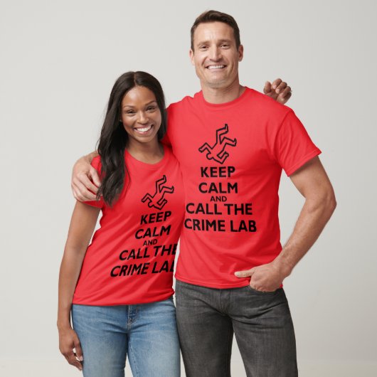 平静を保ち、科学捜査研究所を呼んで下さい Tシャツ (ユニセックス)