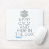平静を保ち、箱に隠して下さい マウスパッド (マウス)