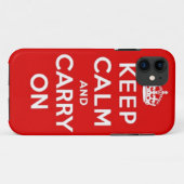 平静を保ち、続けていって下さい Case-Mate iPhoneケース (裏面(横))