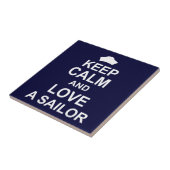 平静を保ち、船員を愛して下さい タイル (側面)