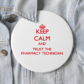 平静を保ち、薬学の技術者を信頼して下さい 缶バッジ (インサイチュ)
