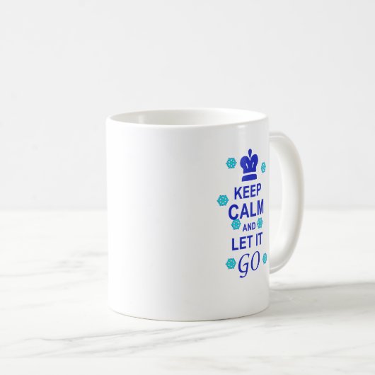 平静を保ち、行くようにして下さい コーヒーマグカップ (正面右)