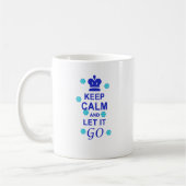 平静を保ち、行くようにして下さい コーヒーマグカップ (左)