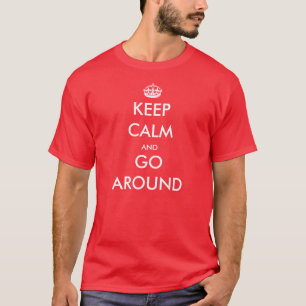 平静を保ち、-試験Tシャツを行き渡って下さい Tシャツ