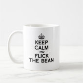 平静を保ち、豆- .PNG --を打って下さい コーヒーマグカップ (左)