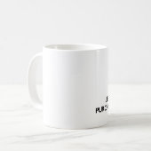 平静を保ち、購買部長に聞いて下さい コーヒーマグカップ (正面左)