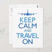 平静を保ち、走行して下さい ポストカード (正面/裏面)