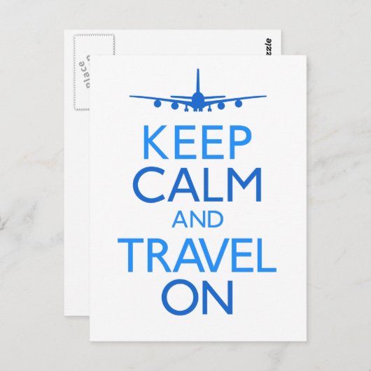 平静を保ち、走行して下さい ポストカード (正面/裏面)