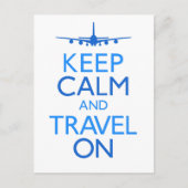 平静を保ち、走行して下さい ポストカード (正面)