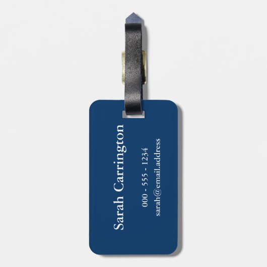 平静を保ち、走行して下さい ラゲッジタグ (裏面縦)