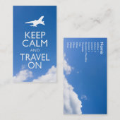 平静を保ち、走行して下さい 名刺 (正面/裏面)