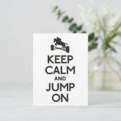 平静を保ち、跳んで下さい ポストカード (スタンド正面)