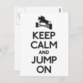 平静を保ち、跳んで下さい ポストカード (正面/裏面)