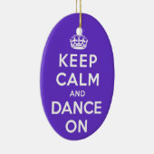 平静を保ち、踊って下さい セラミックオーナメント (右)