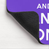 平静を保ち、踊って下さい マウスパッド (コーナー)