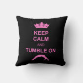 平静を保ち、転落させて下さい クッション (裏面)